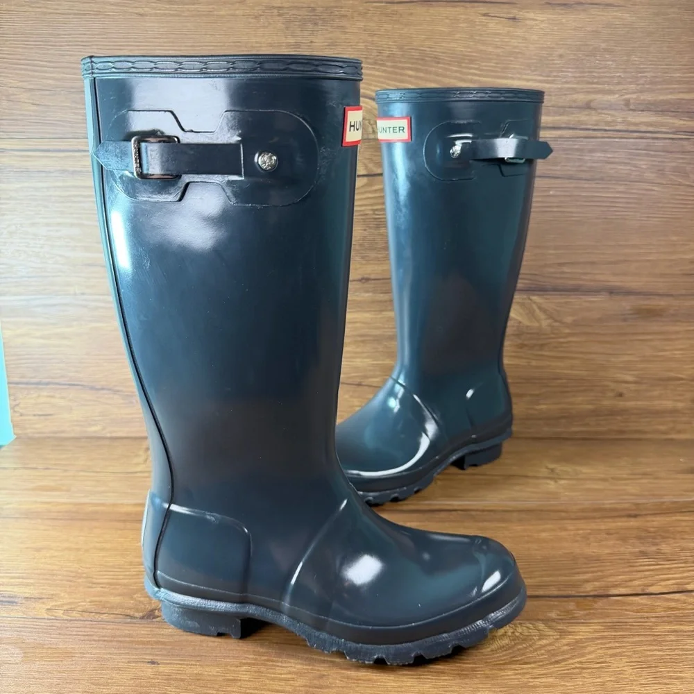 Hunter Rain Boots Waterproof Shoes‎ Girl’s Size 6Y